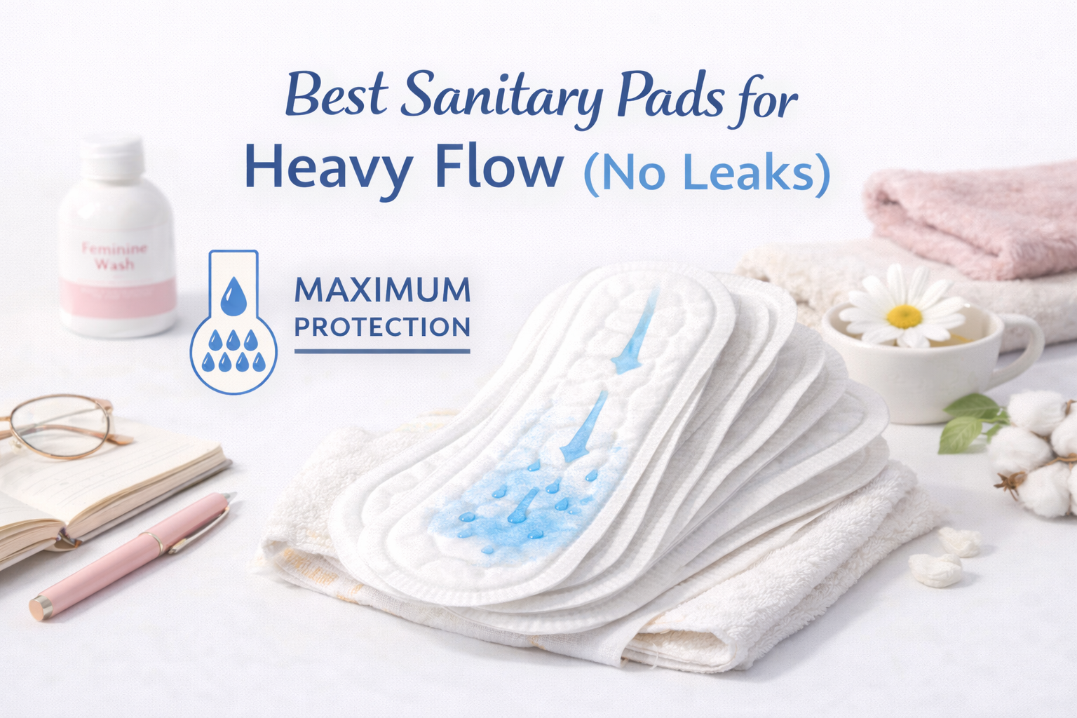 Best Sanitary Pads for Heavy Flow (No Leaks)